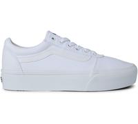 Vans Ward Platform Canvas Trainers Blanc 7.5 (41) Female