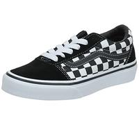 Vans Mixte enfant Ward Suede/Canvas Basket, Checker Black True White, 38.5 EU