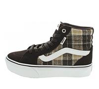 Vans WM Filmore Hi Platform Baskets femme hautes en marron, taille 41