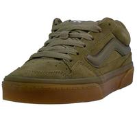 Vans Women's Caldrone Sneaker, Translucent Gum Gothic Olive, 34.5 EU