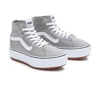 Vans Women's Filmore Hi Tapered Platform St Sneaker, Canvas Drizzle, 41 EU