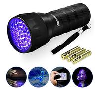 Vansky Lampe de poche UV 21 LED, lumière noire pour détection d'urine d'animaux, détecteur de taches d'animaux et de punaises de lit