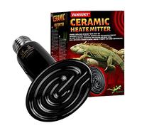Vansuky 200W Lampe Chauffante en Céramique pour Reptiles et Animaux - Émetteur de Chaleur Infrarouge Sans Lumière, Durable, 220-240V - Idéal pour Lézards, Serpents, Poussins, Hamsters