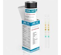 VANSUKY Bandelettes Urinaire 10-en-1 - Pack de 100 - Test rapide à domicile (Glucose, Cétone, Protéine, pH, Sang…) - Résultats en 60 s - Anti-interférence Vitamine C
