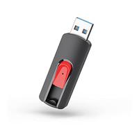 Vansuny Clé USB 128Go USB 3.0 - Mémoire Flash avec Design Rétractable Protégé (Lecture 110MB/s, Écriture 30MB/s) - Compacte et Compatible avec PC, Mac, TV, Voiture (Rouge)