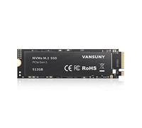 Vansuny SSD M.2 512Go, Disque Dur SSD M.2 NVMe 512go Vitesse 3400M/s pour La Mise à Niveau du Pc De Jeu