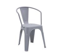 hjh OFFICE Chaise de bistro empilable, chaise de cuisine au design industriel