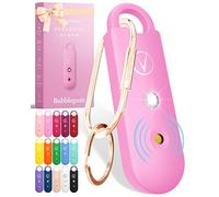 Vantamo Alarme Personnelle Anti Agression 130dB avec Double Haut-Parleur, Flash LED Puissant et Indicateur de Batterie Faible, Kit Defense Femme Compact pour Auto Defense avec Porte-clés pour Sac