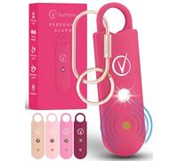 Vantamo Alarme Personnelle Anti Agression 130dB avec Double Haut-Parleur, Flash LED Puissant et Indicateur de Batterie Faible, Kit Defense Femme Compact pour Auto Defense avec Porte-clés pour Sac