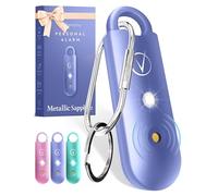 Vantamo Alarme Personnelle Anti Agression 130dB avec Double Haut-Parleur, Flash LED Puissant et Indicateur de Batterie Faible, Kit Defense Femme Compact pour Auto Defense avec Porte-clés pour Sac