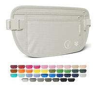 Vantamo Sac Banane Femme Ultra Fin avec Protection RFID, Antivol Banane Homme avec Sangle Réglable, Ceinture Course à Pied Légère pour Voyage et Sport, Pochette Secrète pour Telephone et Passeport