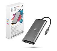 Vantec Link CB-CU305MDSH Adaptateur USB C multifonction 14 en 1 avec alimentation 100 W