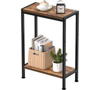 Vantimo Table D'appoint étroite, PetiteTable avec étagères étroites et Rangement Armoires Organisatrices D'appoint pour Canapé Espaces étroits pour Salon Chambre Cuisine Balcon Bureau