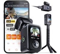 VANTRUE E360 ACE Dashcam Voiture 5.2K Panoramique, 3 Canaux 1944P+1944P+1080P STARVIS 2 Camera Embarquée 360 degrés Infrarouge, Wi-FI 5GHz GPS, Contrôle Vocal en Français, Mode Parking 24H, Max 512 G