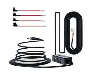 VANTRUE Kit de câblage USB-C réglable avec 2 étapes pour Dashcam N5 / N4 / E3/E2/E1 / N2S / N2 Pro /X4S, 12V / 24V à 5V, Porte-fusible avec Protection Basse Tension, 24h Surveillance du stationnement