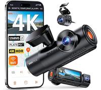 VANTRUE N4 Pro S 4K dashcam pour voiture, triple canal 4K + 1080P + 1440P avec GPS, surveillance de stationnement 24h/24, commande vocale, vision nocturne IR, LTE