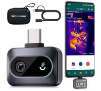 VANTRUE POWER TS1 Caméra Thermique pour Android, Caméra Infrarouge avec Super Résolution 512×384, 25HZ Taux de Rafraîchissement, -20°C à 450°C, Zoom 15x, USB-C