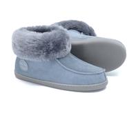 Vanuba Chaussons femme Peppin - Pantoufles femme confortables, chausson chaud et durable avec semelle ultra douce 39 EU, Gris