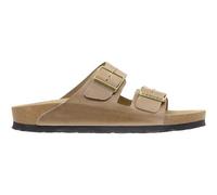 Vanuba Claquettes femme en cuir véritable - respirantes, souples et durables, avec semelle ergonomique en liège pour un confort naturel au quotidien
