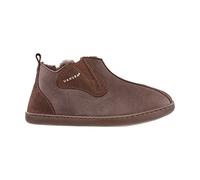 Vanuba COLUMBIA pantoufles femme en cuir naturel- chaussons femme confort avec semelle antidérapante, slippers hiver, 37 EU, Marron