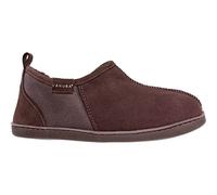 Vanuba Dorper - chausson homme cuir confortable slippers pantoufles souples maison pantoufle charentaise homme mode chausson mules 45 EU, Marron