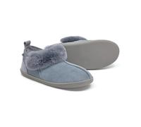 Vanuba Pantoufles femme Karayaka cuir velours peau de mouton Gris 39