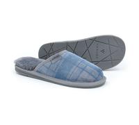 Vanuba M007-002 Chaussures Hommes Hiver Cuir/Lainage Hüttenschuhe