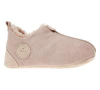 Vanuba Oxford - chaussons enfant en cuir naturel chaud et confortable pour hiver - pantoufles enfant douces, respirantes, idéales pour maison et maternelle 30 EU, Beige