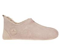 Vanuba Oxford - pantoufles homme en cuir naturel, chaussons confortables et chauds pour l’hiver, style élégant et durable - 44 EU, Beige