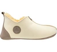 Vanuba Oxford Relugan Chaussons en peau d'agneau pour femmes - Chaussons de bain pour femmes - Pantoufles en cuir et laine pour femmes - Chaussures confortables pour femmes Chaussons en peau d'agneau