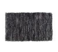 Vanuba - Tapis en Peau de Mouton tissé à la Main, 60x100 cm, Cuir d'agneau à Poils Courts, Chaud et Doux, Parfait pour Tout Arrangement, Produit Naturel 100% Fait Main, zéro déchet - Sombre