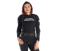 Vanucci Art XIX Femmes Veste Combinaison En Cuir Noir/Blanc 42