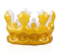 Vanyibro Couronne de reine gonflable pour adulte, jouet amusant pour enterrement de vie de jeune fille