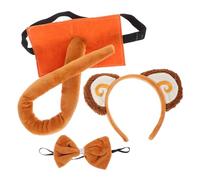 VANZACK 1 ensemble Costume Cosplay Garçon Fille Diadème Oreilles de Queue et Nœud Peluche pour Fête et Photographies