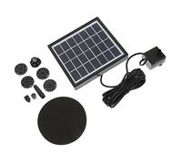 VANZACK 1 ensemble Fontaine Solaire de Jardin Pompe à Eau Solaire Automatique pour Décoration Extérieure Système et Énergétique Fonctionne sans Câble Électrique pour et Oiseaux