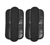 VANZACK 1 Paire de Coussinets d'Épaule Professionnels pour Bretelles de Paquet à Dos Rembourrage Confortable en Tissu Oxford Noir Coussins Anti-Stress Détachables Adaptés pour Randonnée