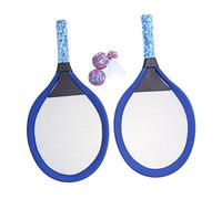 VANZACK 1 Paire Raquettes De Badminton Batte De Tennis Jouets D'extérieur Raquette De Padel Raquette De Badminton pour Enfants Jeu De Raquette Enfants Ovale Balle Jouet Tout-Petit