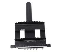 VANZACK 1 Pièce Brosse de toilettage brosse à démangeaisons pour animaux de compagnie outil de soins pour chevaux approvisionnement en bétail fournitures de marié le fer Black