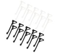 VANZACK 10 Paires Embouts Antidérapants en Silicone pour Lun | Fixation Discrète, Usage Natation et Course, Simple et Mode, Lot de Dix Paires