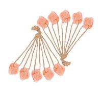 VANZACK 10 Pièces Bloc de Sel à Lécher pour Animaux, Minéraux, Orange, | Usage Ferme et Nourrissage Sauvage, pour Bovins et Bétail, Enrichissement Minéral