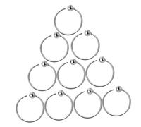 VANZACK 10 pièces Boucles Oreilles Cerceaux pour Femmes Anneaux Cartilage Septum Style pour Soins des Oreilles Accessoires de Mode pour Fête et Événements