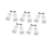 VANZACK 10 pièces Lot de Filtres Entrée Eau pour Tuyau de Lave-Auto avec Rapide Filtre à Sédiments Plastique Adaptateur Robuste pour Nettoyeur Haute Pression et Jardin Raccord pour Tuyau