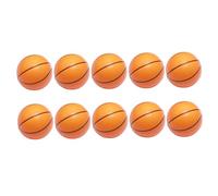 VANZACK 10 pièces Lot de Mini Balles de Basket Mousse Balles Antistress à Presser pour Garçon Fille Détente et Animation de Fête Améliore la Motricité Préhension