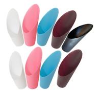 VANZACK 10 Pièces Lot de Pelles Plastique pour Rempotage Outil Jardinage Bêche Jardin Bonsai Soil Scoops Léger Précis pour Plantation Plantes Fleurs