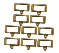 VANZACK 10 Pièces Mini Étiquette Décorative Antique pour Maison de Poupée Accessoires Miniatures pour Bureau et Décor de Chambre