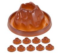 VANZACK 10 pièces Modèle Base Éruption Expérience DIY Éducatif pour Laboratoire et Exploration Géologique