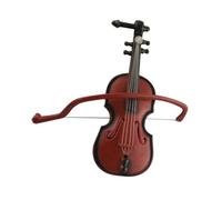 VANZACK 10 pièces Pendentifs Suspendus Bois de Violon Décorations de Noël Artisanales pour Maison et Bureau Accessoires DIY Colorés et