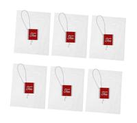 VANZACK 100 pièces 100pcs Triangles Nylon Filtre à Thé Jetables Infuseurs Sans Nettoyage Pochette Scellée Pratique pour Thé Vrac et DIY 65cmX8cm