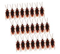 VANZACK 100 pièces Cafards Factices Réalistes Plastique Accessoires Effrayants pour Farces Décorations Halloween Jeu de Simulation Réaliste pour Fêtes