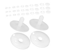 VANZACK 100 Pièces DIY Doll Craft Skeleton Joints Plastic Movable Connectors for Bear Parts Versatile and Portable Accessories for Plush Projects